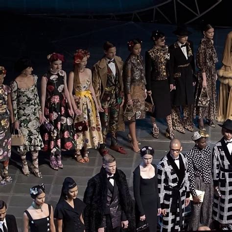 How Dolce & Gabbana Celebrated A Fashion Presentation On 